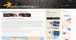 Desktop Screenshot of mapacaminosantiago.es